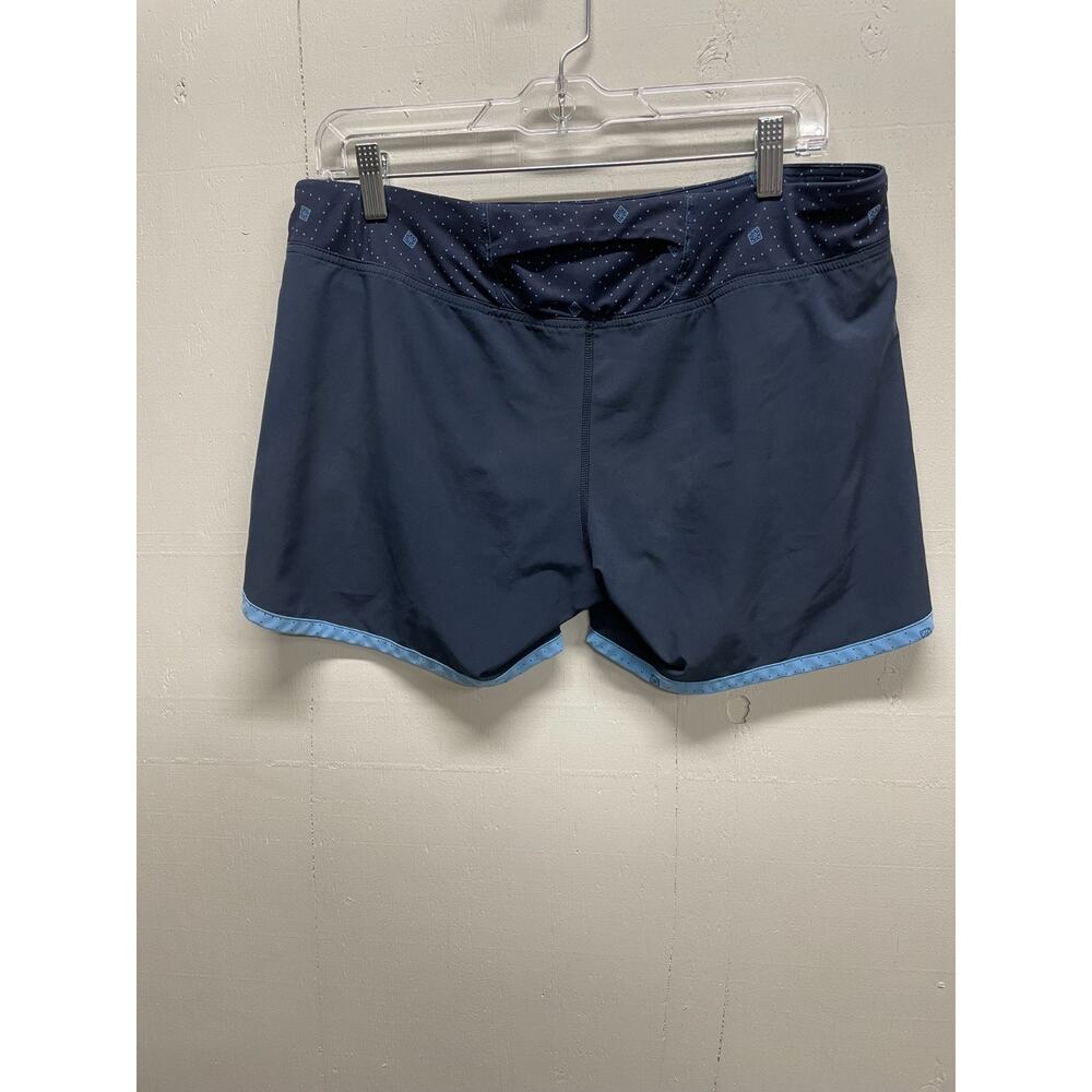 Patagonia Womens Sz Medium Strider Shorts Navy Blue Athletic Running Lined - Picture 5 of 7